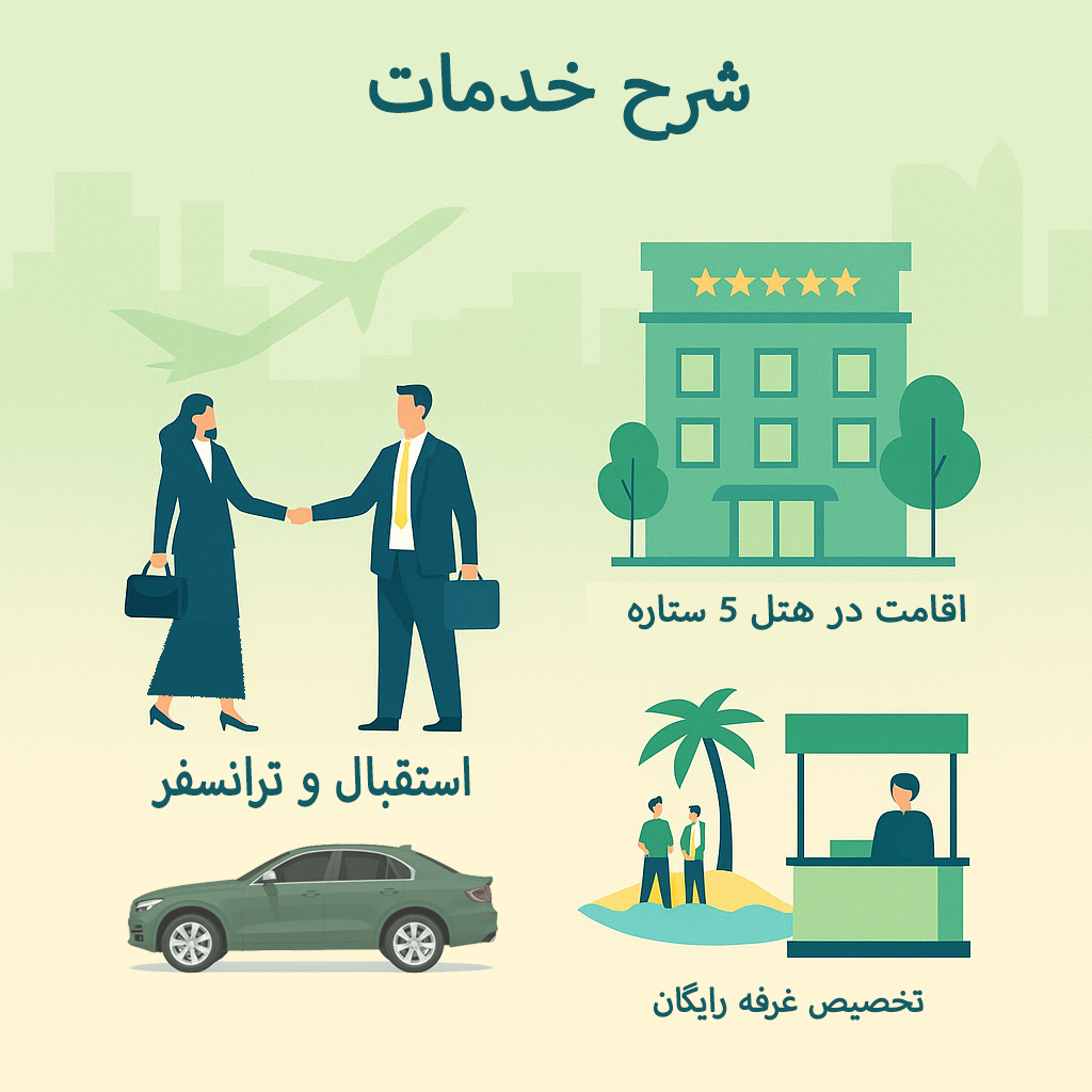 پکیج تشریفاتی نمایشگاه برای مسئولان خارجی اعلام شد